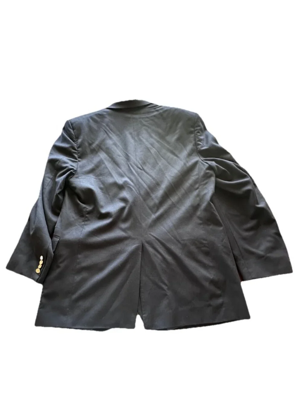 Nordstrom Vitale Barberis Canonico Super 110s Black Blazer Mens 46L